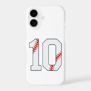 Baseball Jersey Number 10 iPhone 17 Case