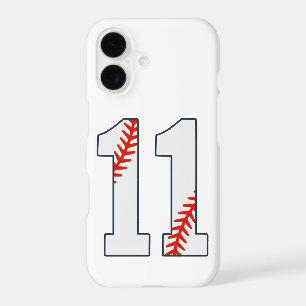 Baseball Jersey Number 11 iPhone 17 Case