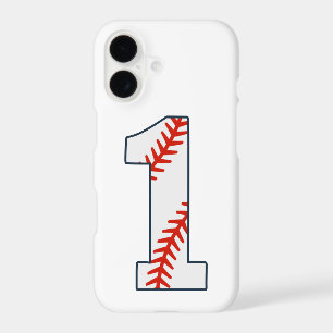 Baseball Jersey Number 1 iPhone 17 Case
