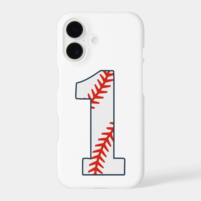 Baseball Jersey Number 1 Iphone Case (Back)