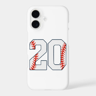 Baseball Jersey Number 20 iPhone 17 Case