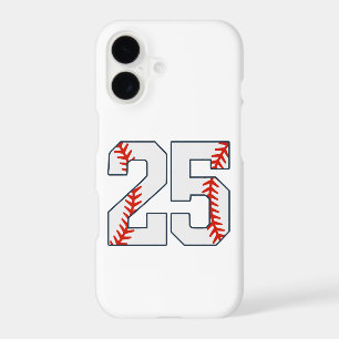 Baseball Jersey Number 25 iPhone 17 Case