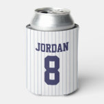 Baseball Jersey - Sports Theme Birthday Party Can Cooler at Zazzle