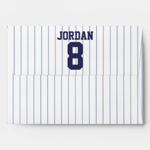 Baseball Jersey - Sports Theme Birthday Party Envelope