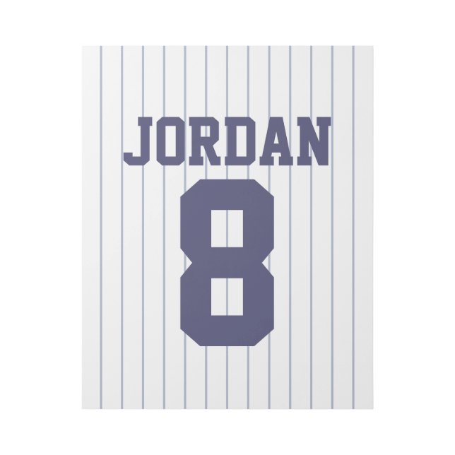 Baseball Jersey with Custom Name and Number Gallery Wrap (Front)