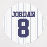 Baseball Jersey with Custom Name and Number