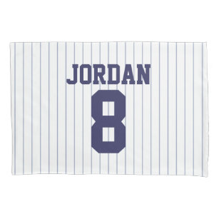 Baseball Jersey with Custom Name and Number Pillow Case