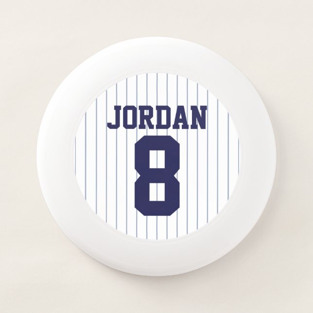 Baseball Jersey with Custom Name and Number Wham-O Frisbee (Front)