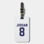 Baseball Jersey With Number Luggage Tag at Zazzle