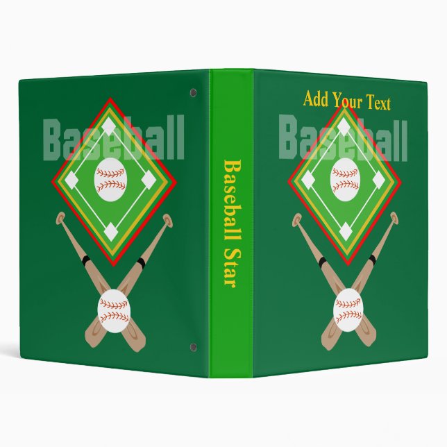 Baseball Journal Scorebook Binder (Background)