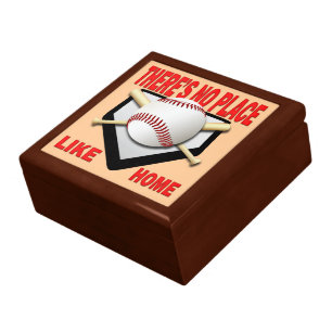 Baseball Keepsake Jewelry Gift Box