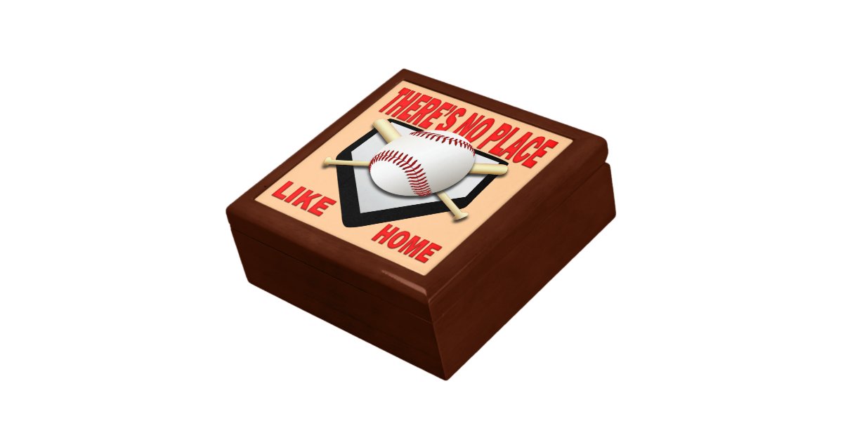 Baseball Keepsake Jewelry Gift Box Zazzle