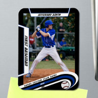 Baseball Keepsakes Lively Blue Black Custom