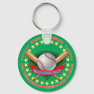 Baseball Key Ring