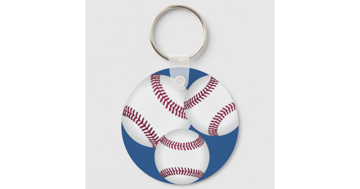 Custom Sports Photo Keychain