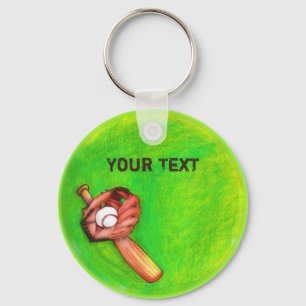 Baseball Keychain