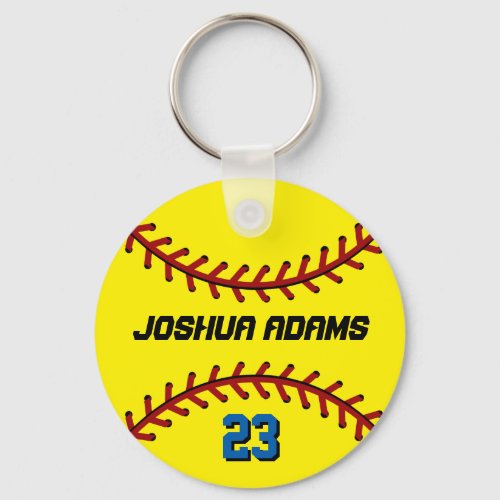 Baseball Keychain for Sports Fans and Athletes