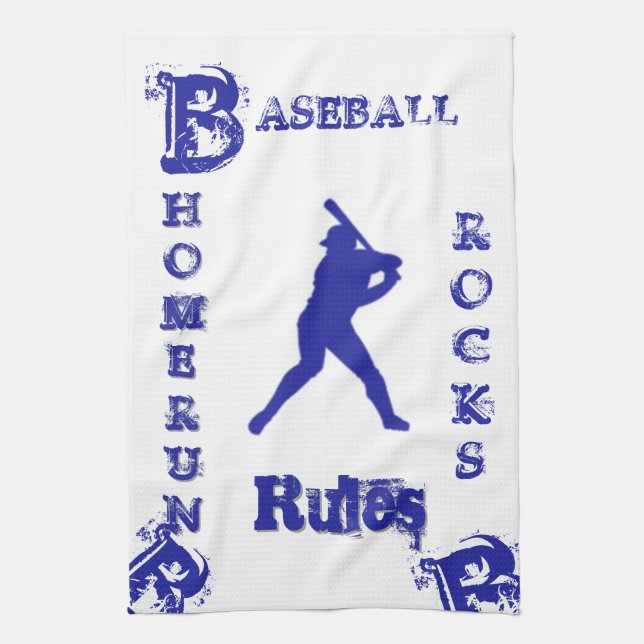 Baseball Kitchen Towel (Vertical)
