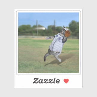 Baseball Kitten Wildcats  Sticker