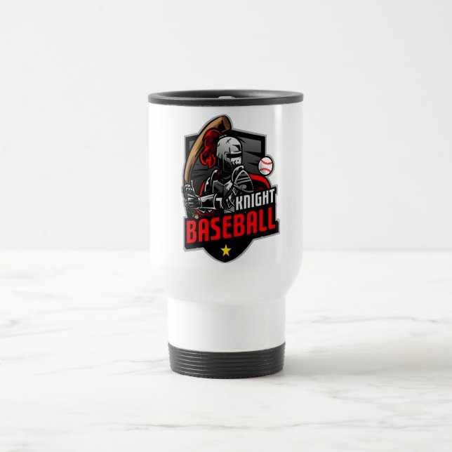 baseball knight travel mug (Center)