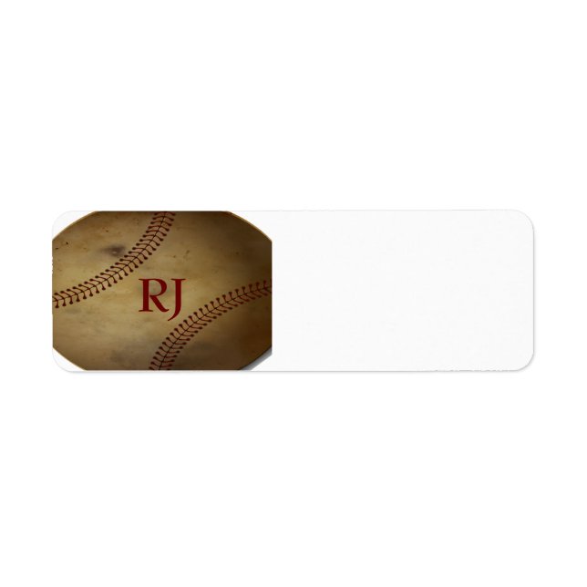 Baseball Label (Front)