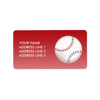 Baseball Label