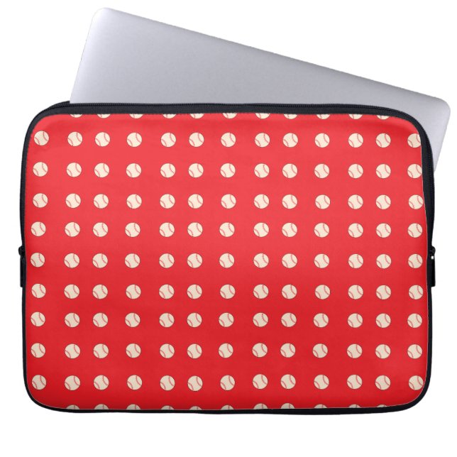 Baseball Laptop Sleeve (Front)