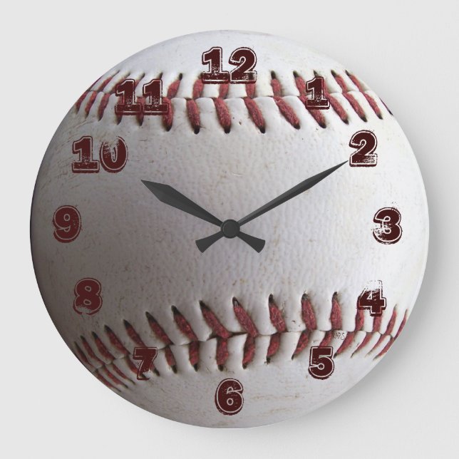 BASEBALL LARGE CLOCK (Front)