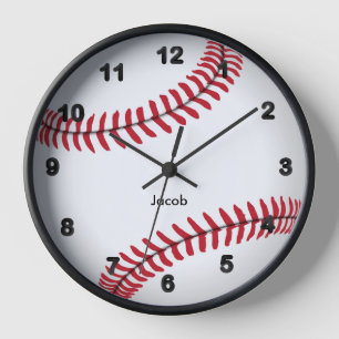 Baseball Large Clock