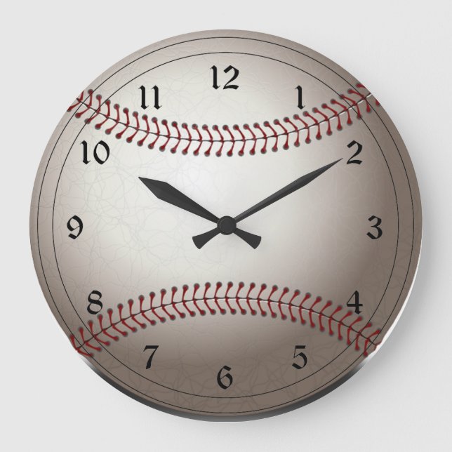 Baseball Large Clock (Front)
