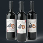 Baseball Last Swing Before The Ring Bridal Shower Wine Label<br><div class="desc">It's her last swing before the ring! Step up to the plate and hit a home run with our Classic Baseball theme party decor, perfect for your little rookie's big day! This fun collection captures the timeless charm of America's favorite pastime. Our decor will make your next celebration a grand...</div>