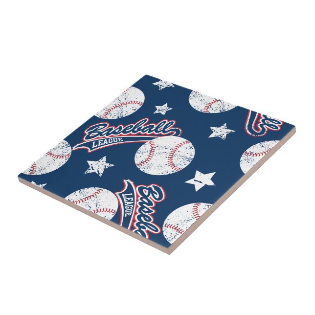 Baseball league ceramic tile (Side)