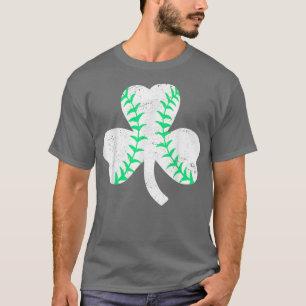 Baseball Leprechaun Shamrock St Patricks Day Men B T-Shirt