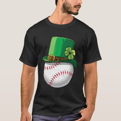 Baseball Leprechaun St Patricks Day For T_Shirt
