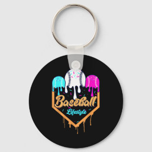 Baseball Life Style 101 Apparel Youth Drip Basebal Keychain