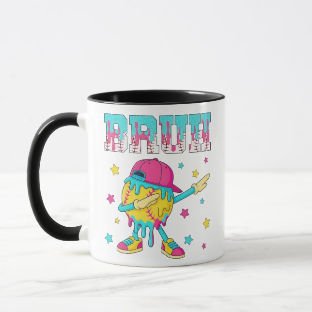 Baseball Life Style 101 Apparel Youth Drip Basebal Mug (Left)