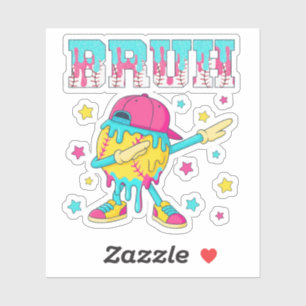 Baseball Life Style 101 Apparel Youth Drip Basebal Sticker