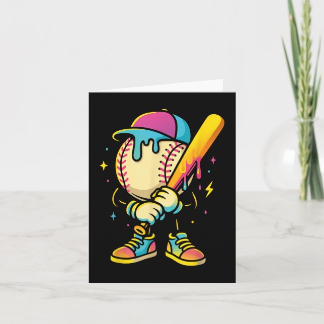 Baseball Lifestyle 101 Apparel Youth Baseball Drip Card (Front)