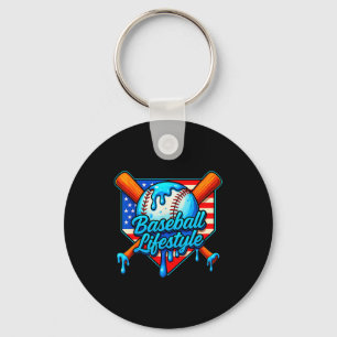 Baseball Lifestyle 101 Apparel Youth Baseball Drip Keychain