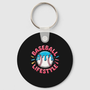 Baseball Lifestyle 101 Apparel Youth Drip Baseball Keychain