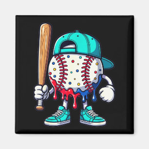 Baseball Lifestyle 101 Apparel Youth Drip Baseball Magnet