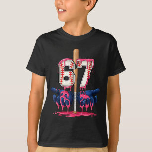Baseball Lifestyle Shirt Youth Baseball Glove Drip