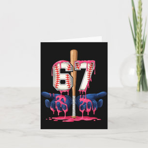 Baseball Lifestyle Shirt Youth Baseball Glove Drip Card