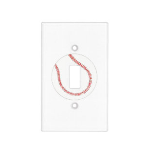 Baseball Light Switch Covers