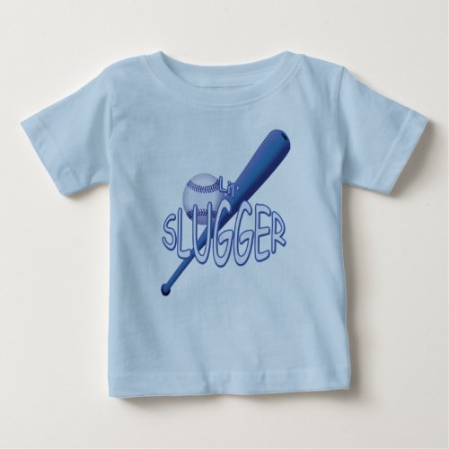 Baseball Lil Slugger Blue T_Shirt