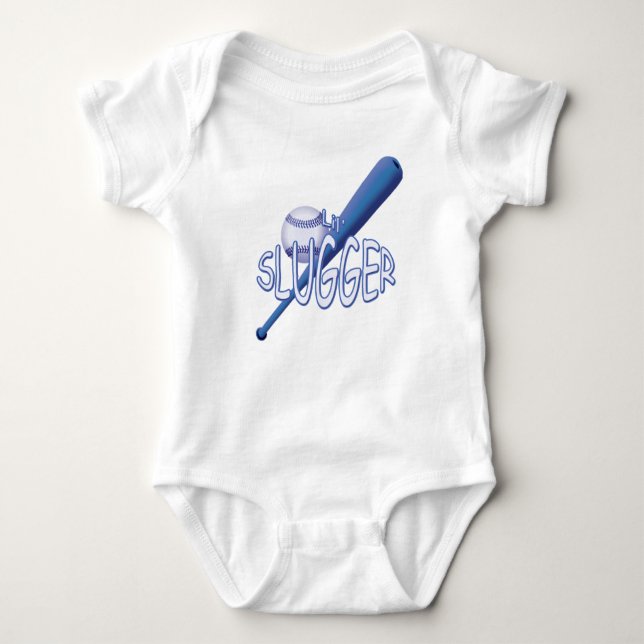 Baseball lil Slugger Infant Bodysuit (Front)