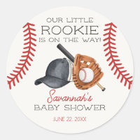 Baseball Little Rookie Home Run Baby Shower