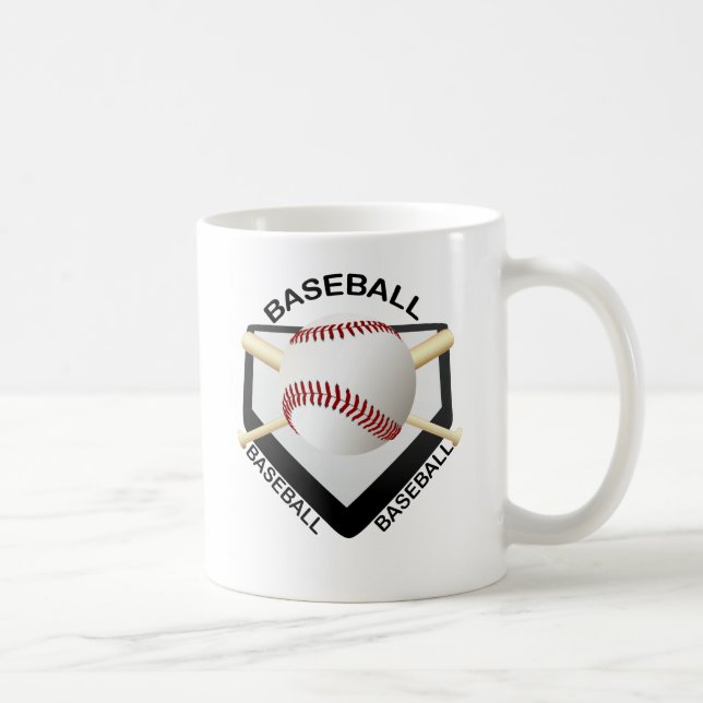 BASEBALL LOGO COFFEE MUG (Right)