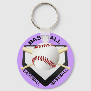 BASEBALL LOGO KEYCHAIN