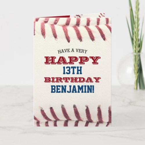 Baseball Look Add Your Name and Year Birthday